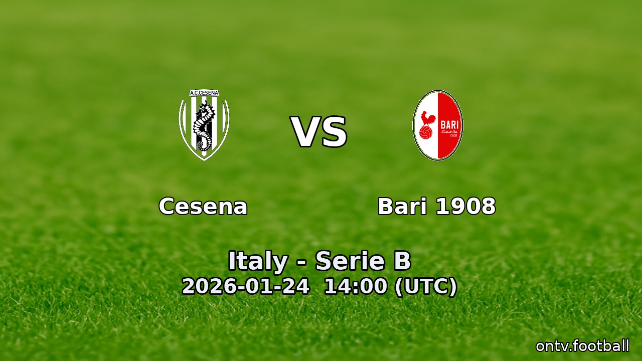 Cesena vs Bari 1908