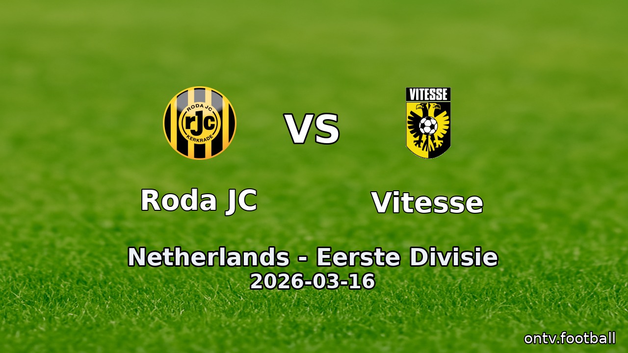 Roda JC vs Vitesse