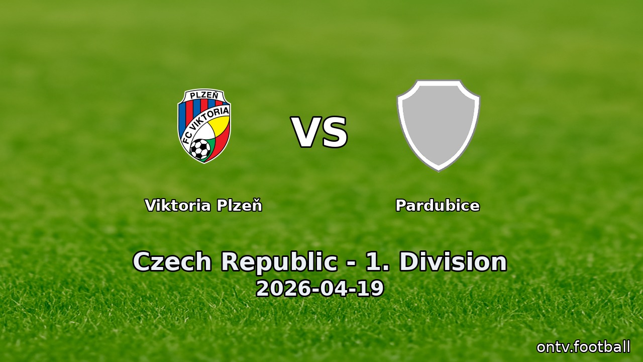 Viktoria Plzeň vs Pardubice