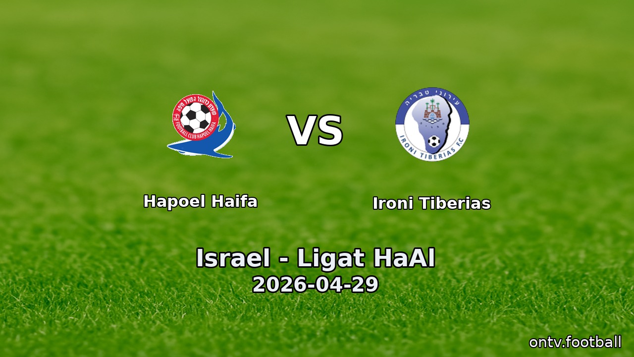 Hapoel Haifa vs Ironi Tiberias