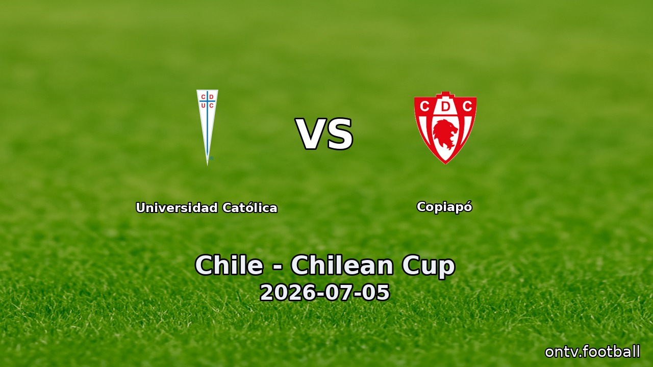 Universidad Católica vs Copiapó