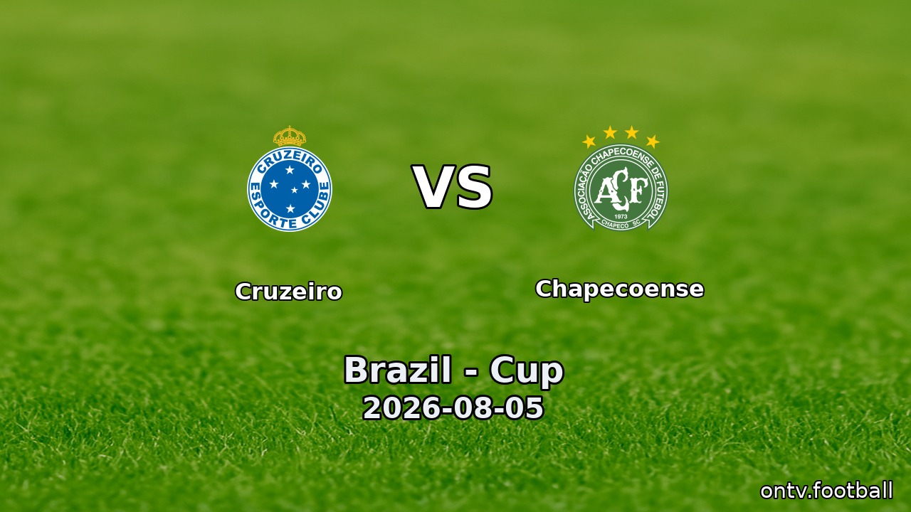 Cruzeiro vs Chapecoense