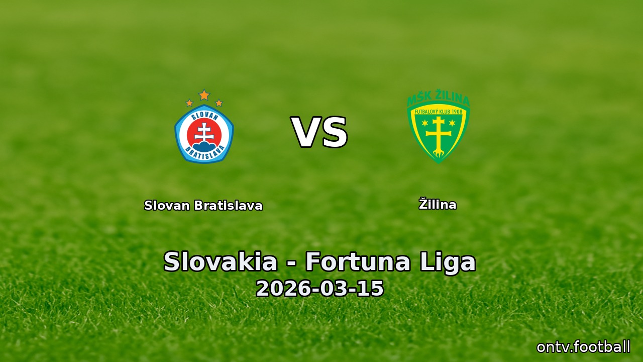 Slovan Bratislava vs Žilina