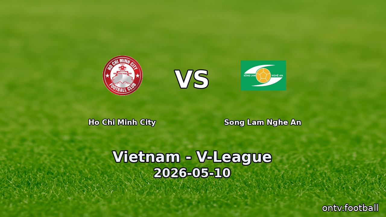 Ho Chi Minh City vs Song Lam Nghe An