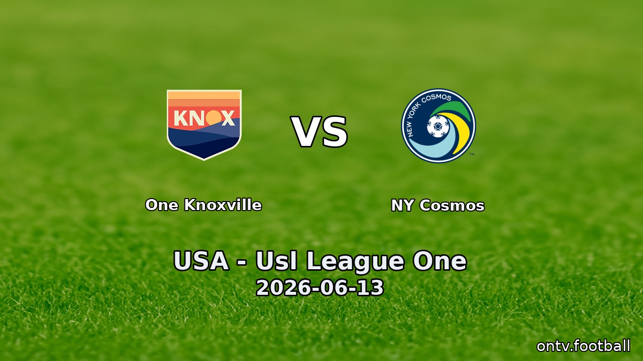 One Knoxville vs NY Cosmos