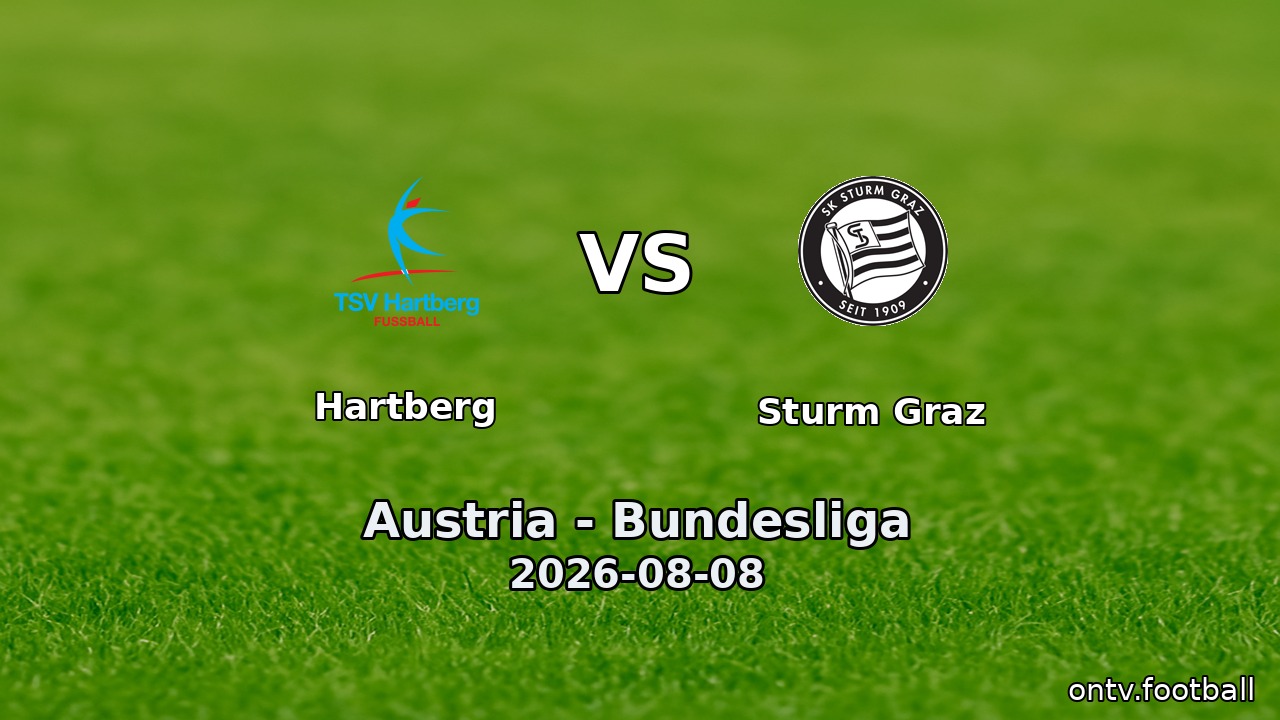 Hartberg vs Sturm Graz