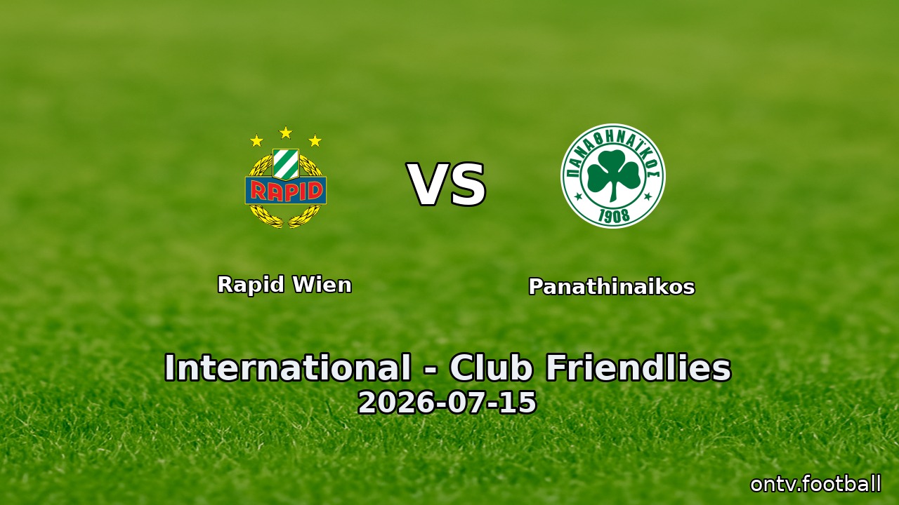 Rapid Wien vs Panathinaikos