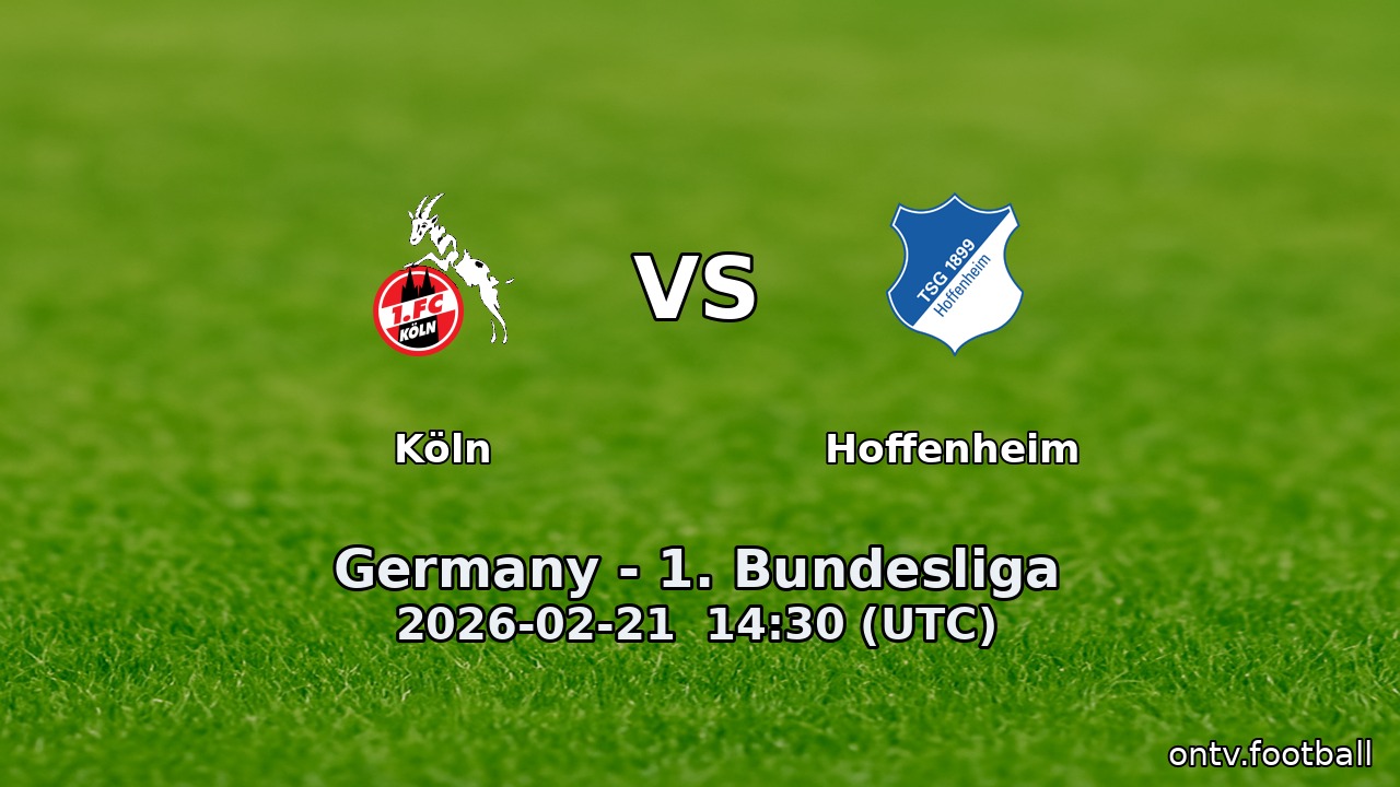 Köln vs Hoffenheim