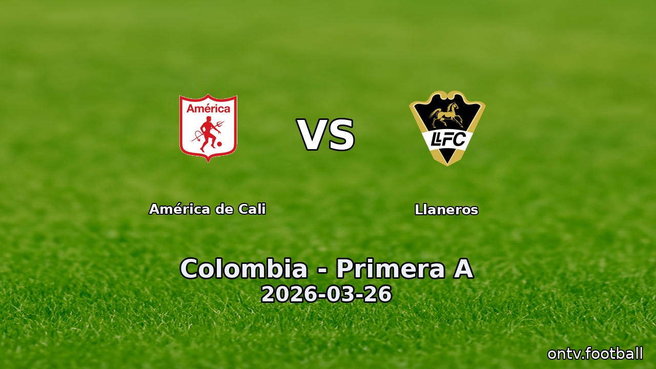 América de Cali vs Llaneros
