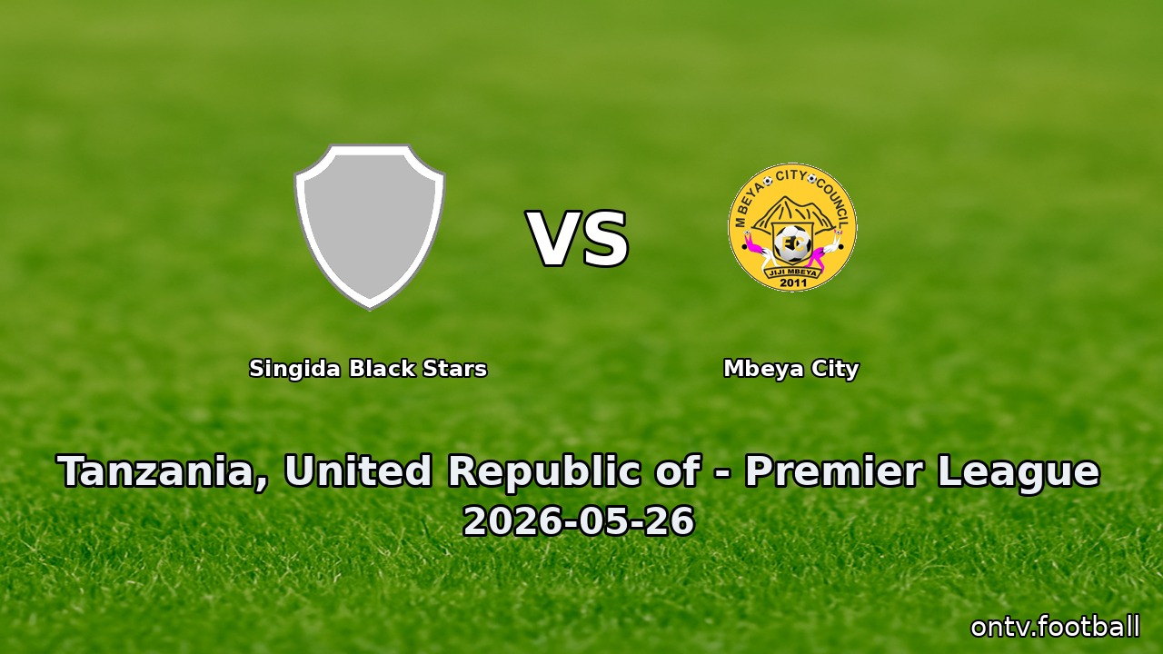 Singida Black Stars vs Mbeya City