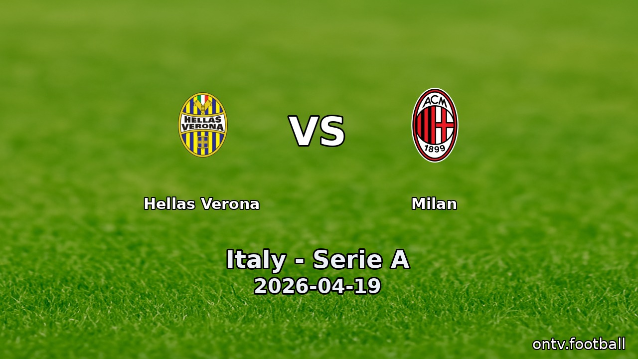 Hellas Verona vs Milan