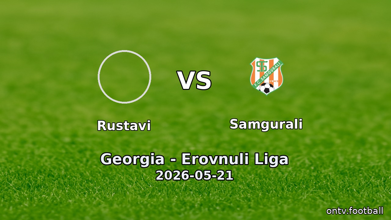 Rustavi vs Samgurali