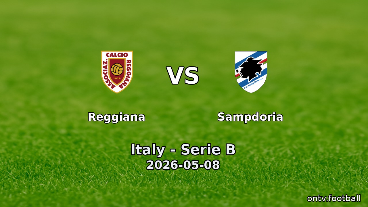 Reggiana vs Sampdoria