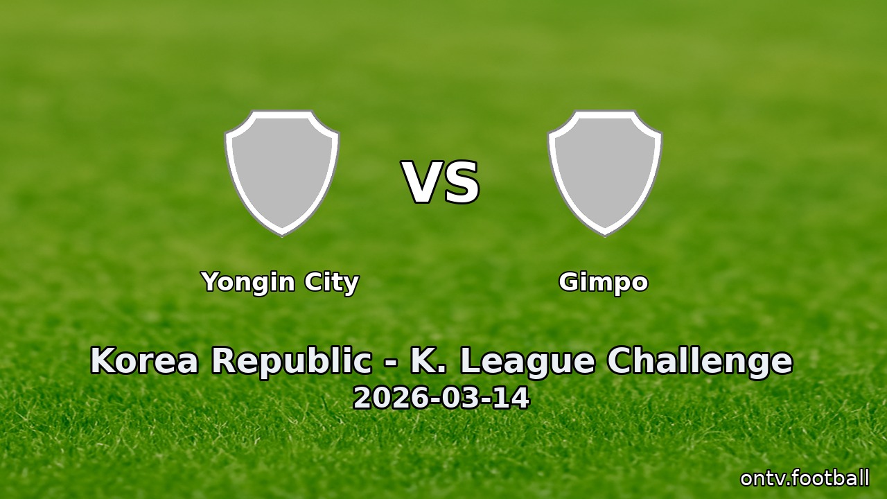 Yongin City vs Gimpo