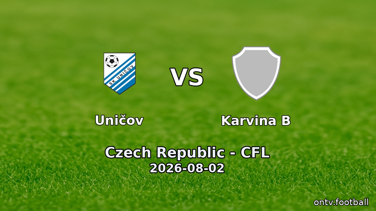 Uničov vs Karvina B