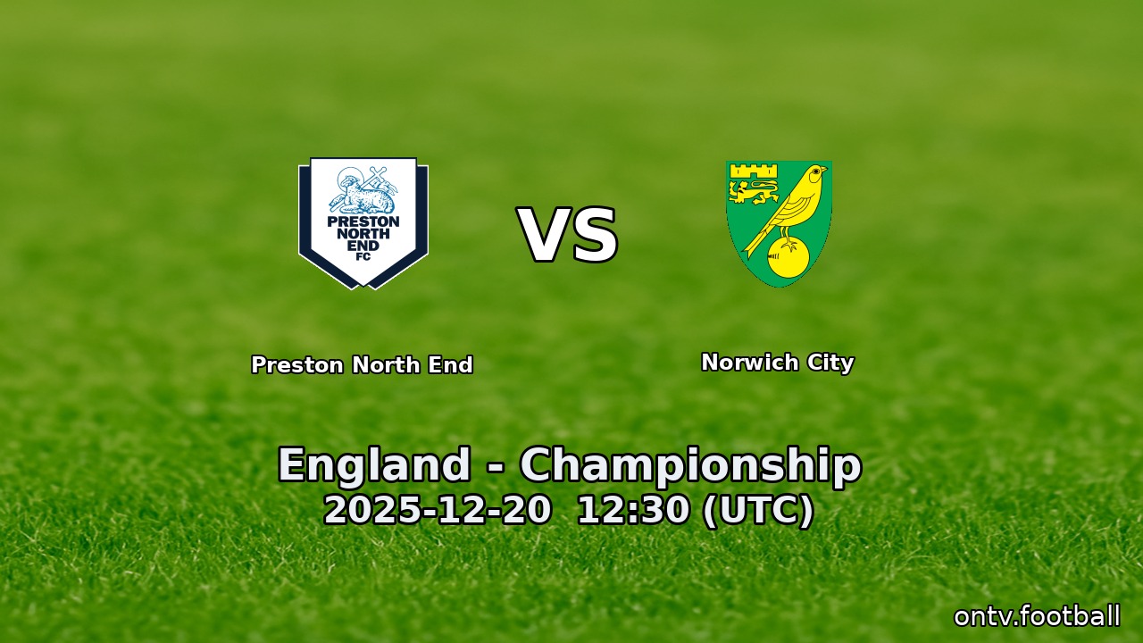 Preston North End vs Norwich City