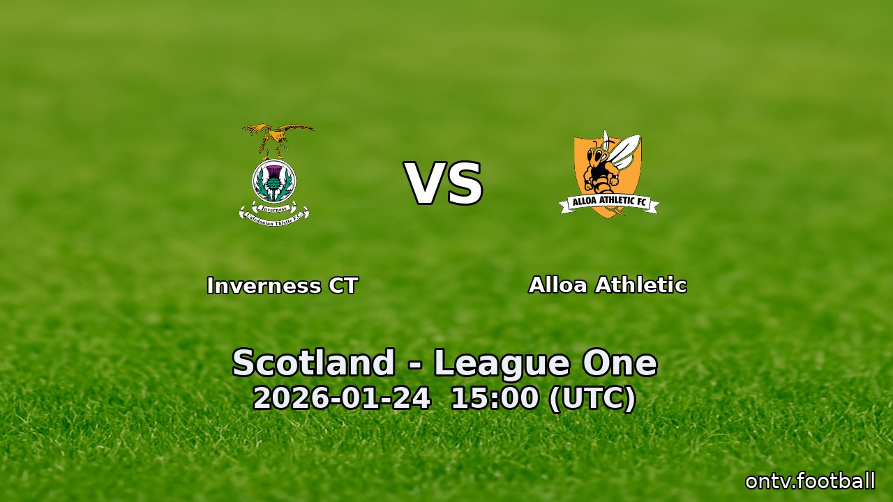 Inverness CT vs Alloa Athletic