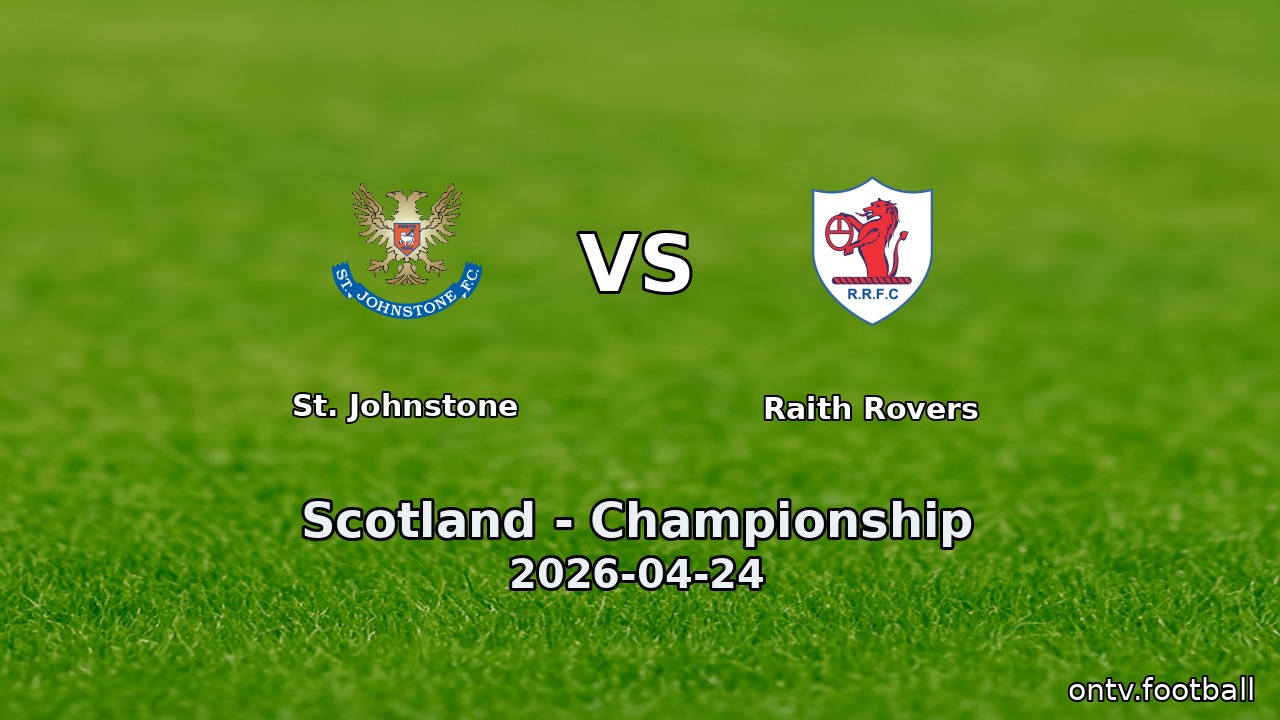 St. Johnstone vs Raith Rovers