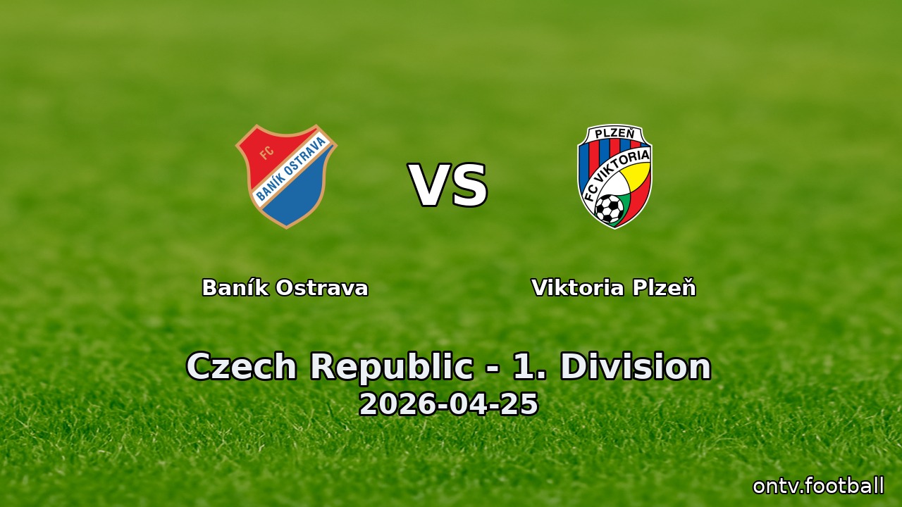 Baník Ostrava vs Viktoria Plzeň