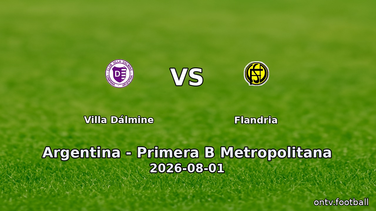 Villa Dálmine vs Flandria