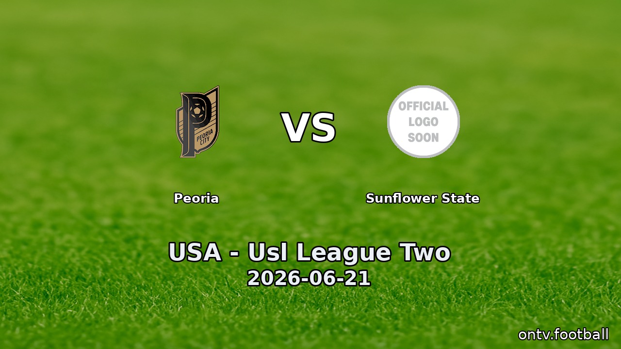 Peoria vs Sunflower State
