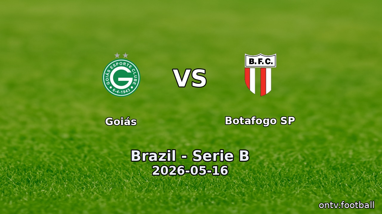 Goiás vs Botafogo SP