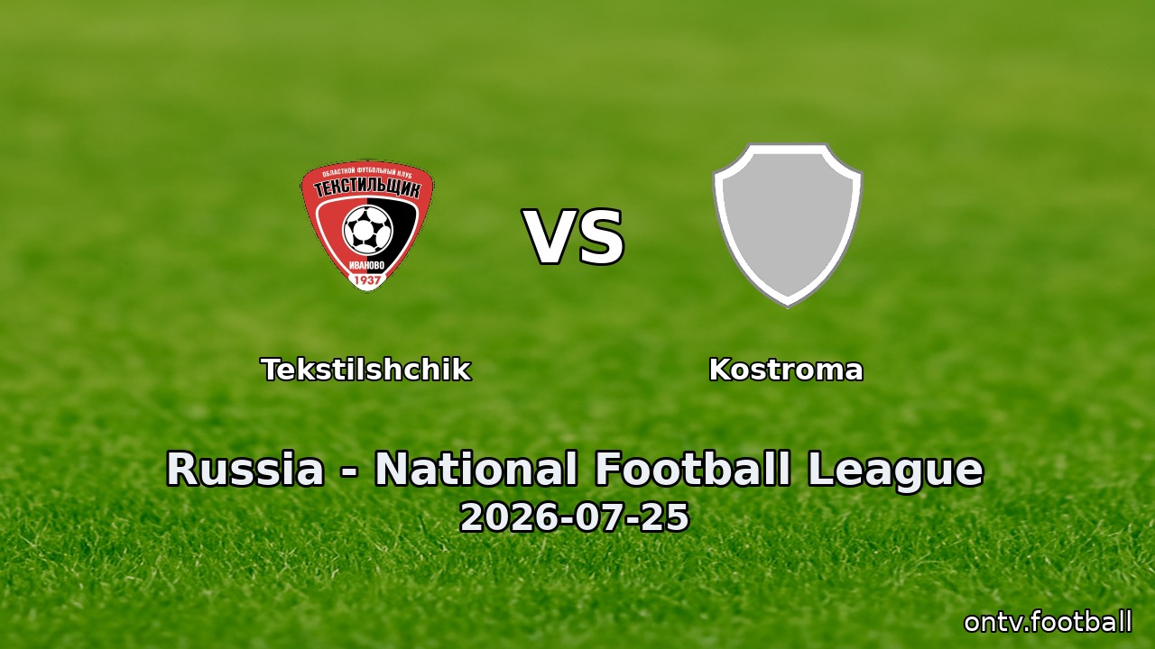 Tekstilshchik vs Kostroma