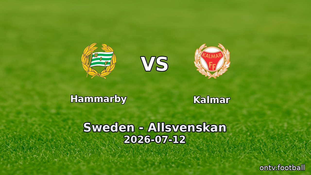 Hammarby vs Kalmar