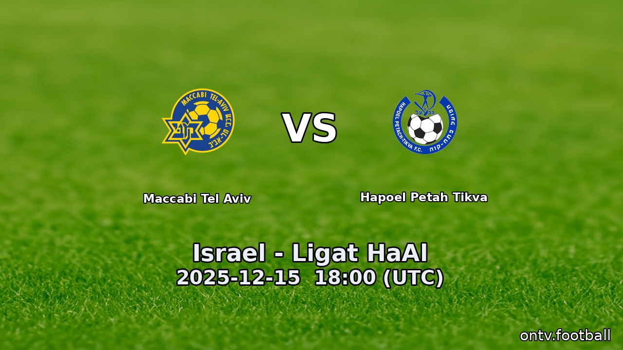 Maccabi Tel Aviv vs Hapoel Petah Tikva