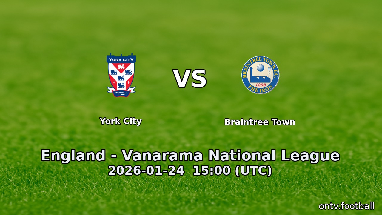 York City vs Braintree Town