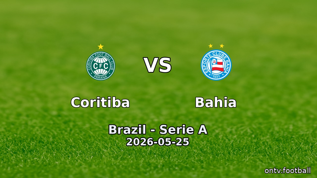 Coritiba vs Bahia