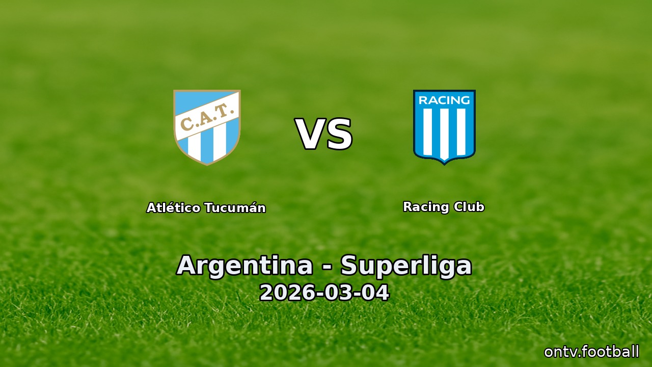 Atlético Tucumán vs Racing Club