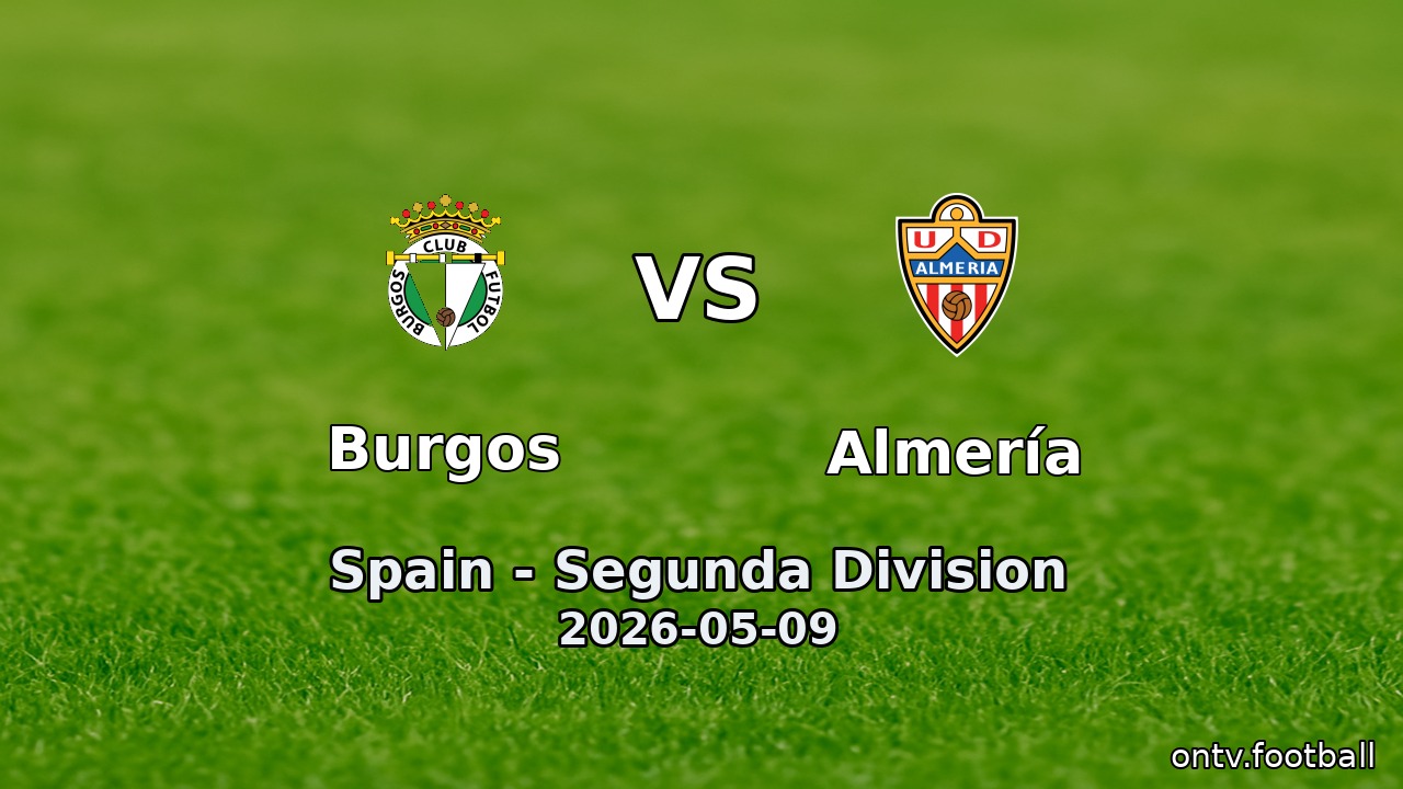 Burgos vs Almería
