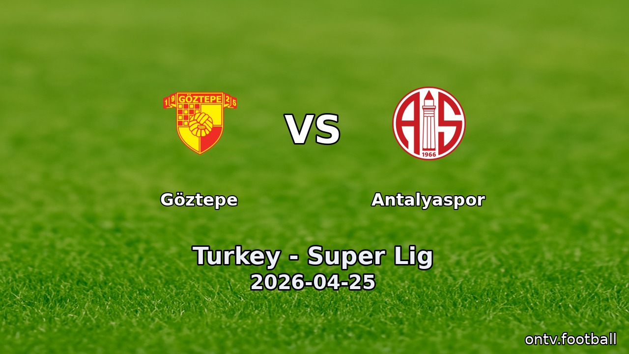 Göztepe vs Antalyaspor
