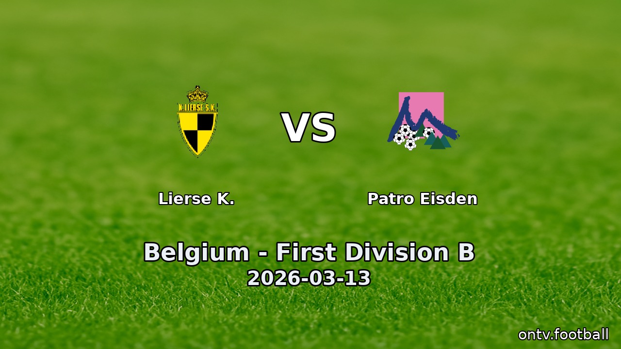Lierse K. vs Patro Eisden