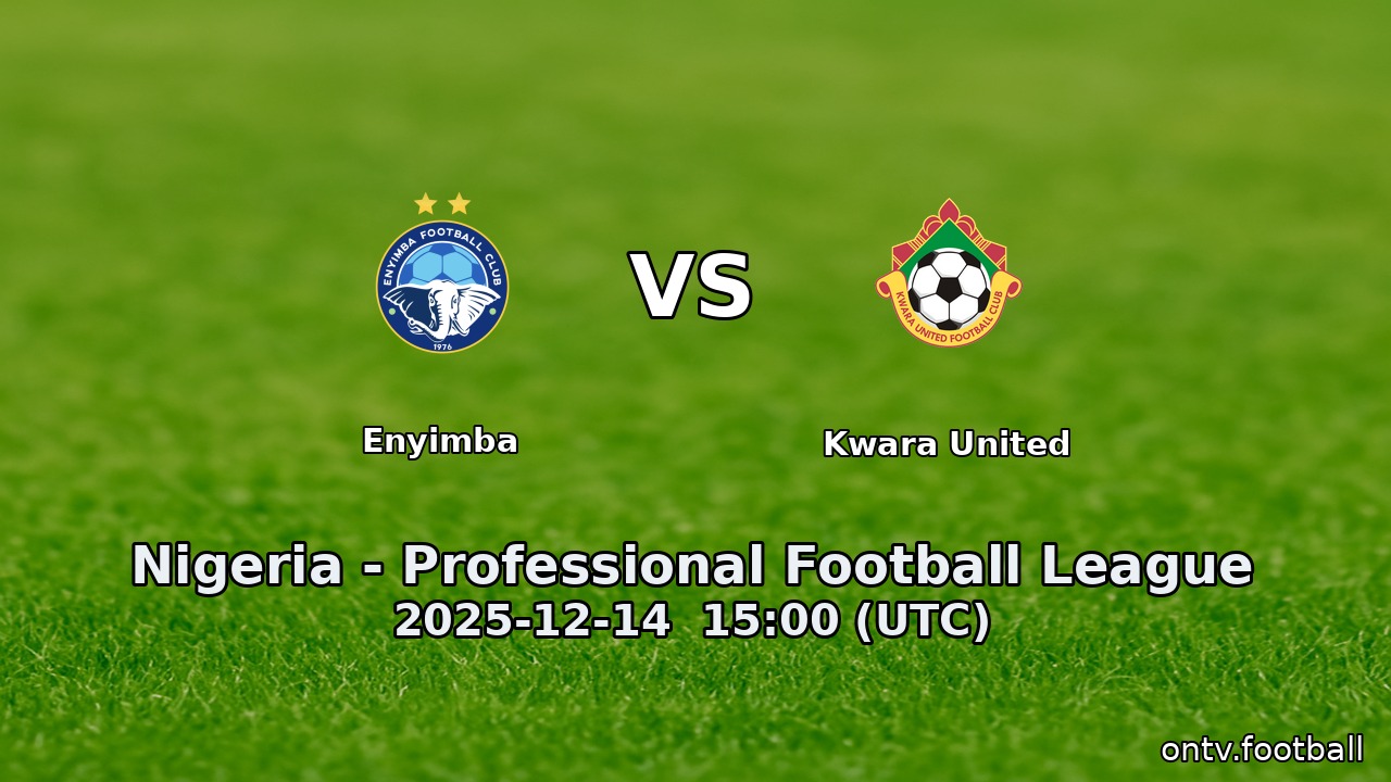 Enyimba vs Kwara United