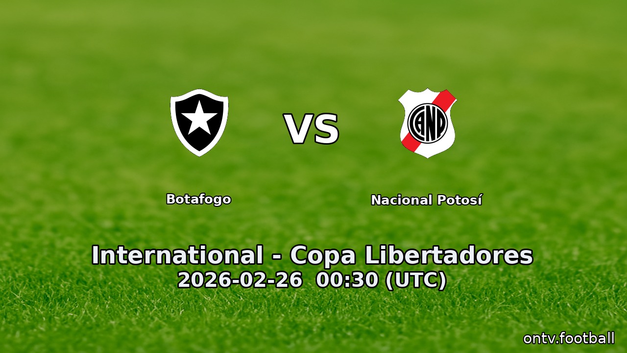 Botafogo vs Nacional Potosí