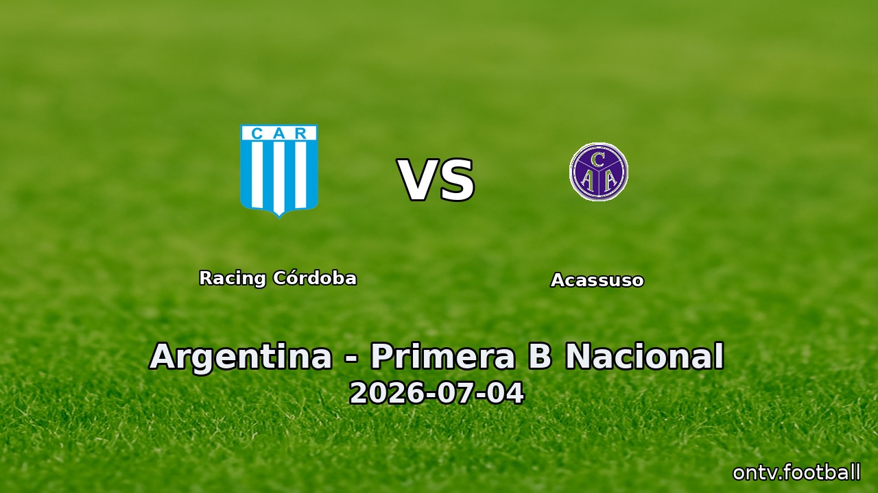 Racing Córdoba vs Acassuso