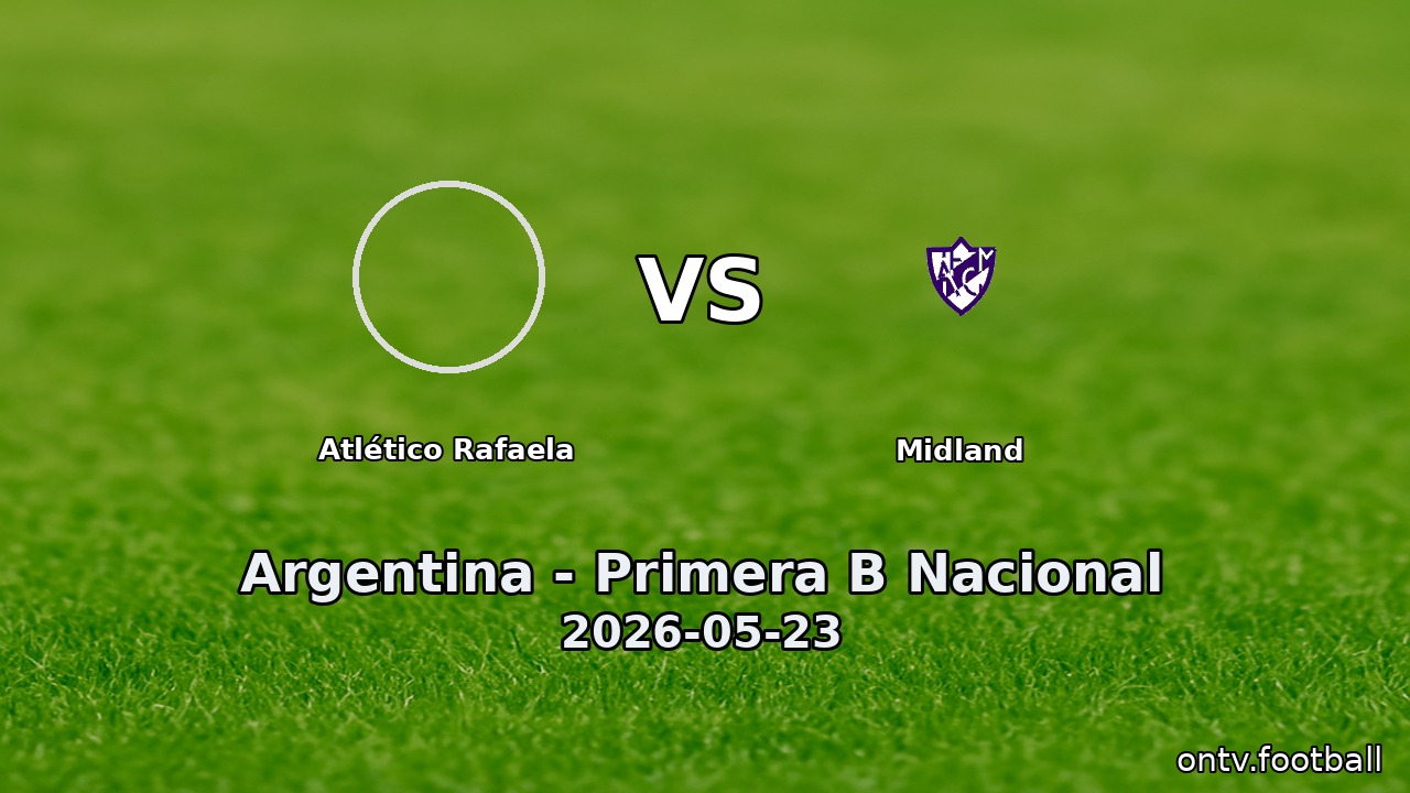 Atlético Rafaela vs Midland
