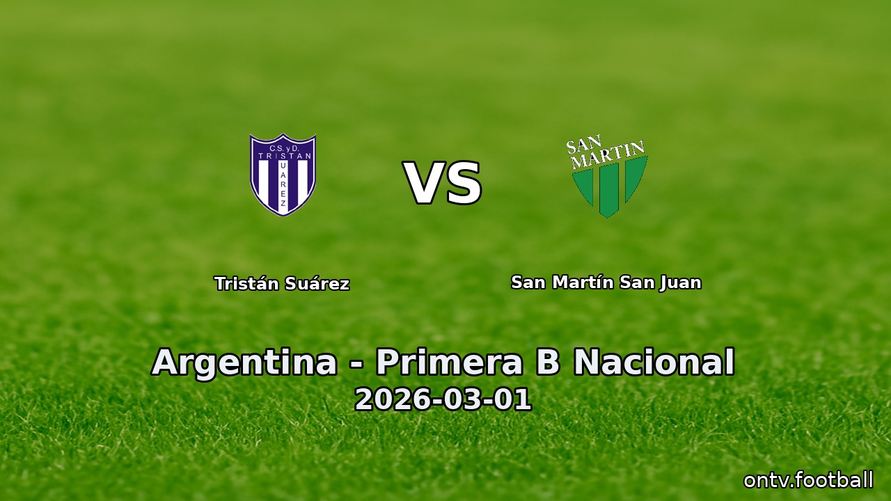Tristán Suárez vs San Martín San Juan