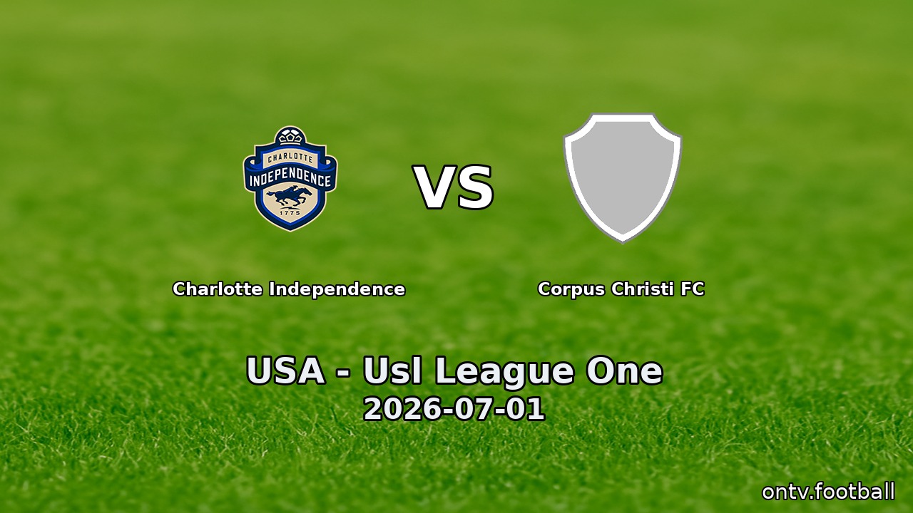 Charlotte Independence vs Corpus Christi FC