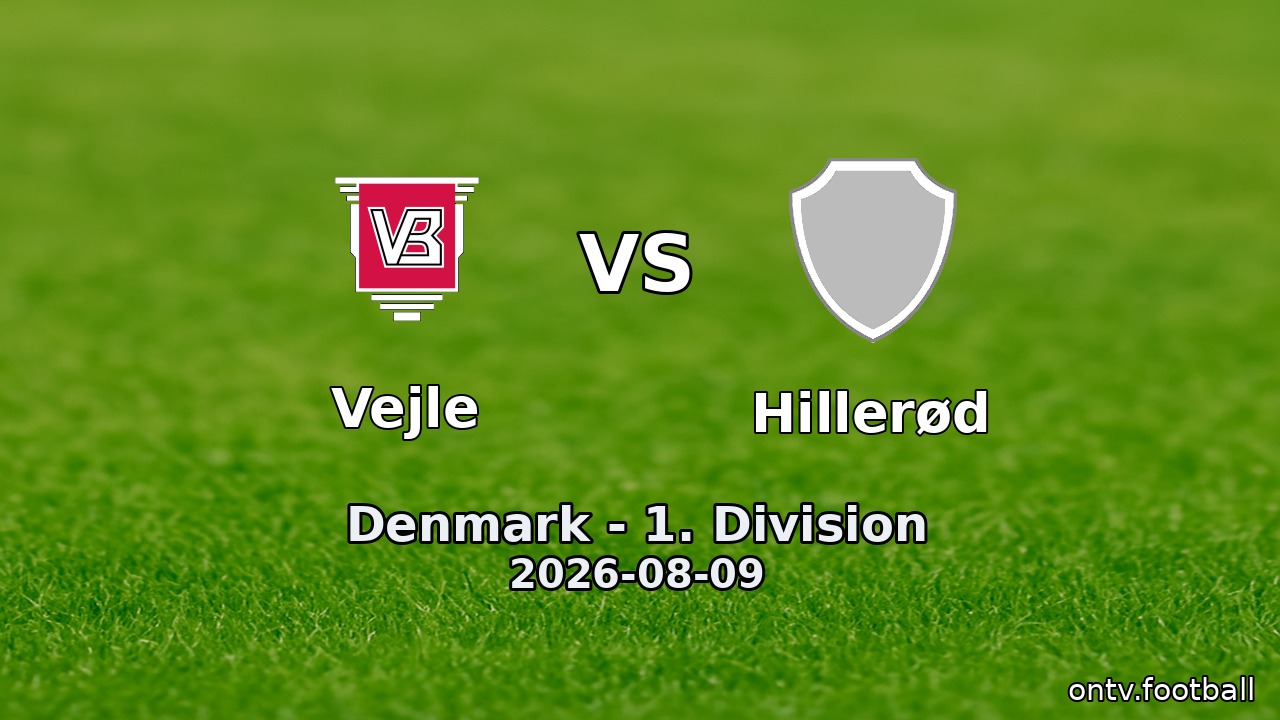 Vejle vs Hillerød