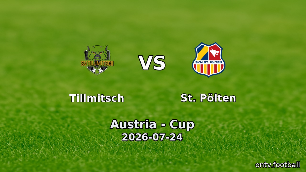 Tillmitsch vs St. Pölten
