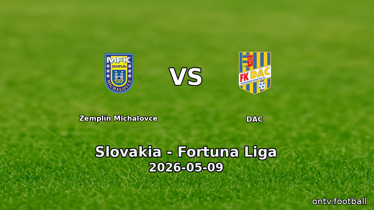 Zemplín Michalovce vs DAC