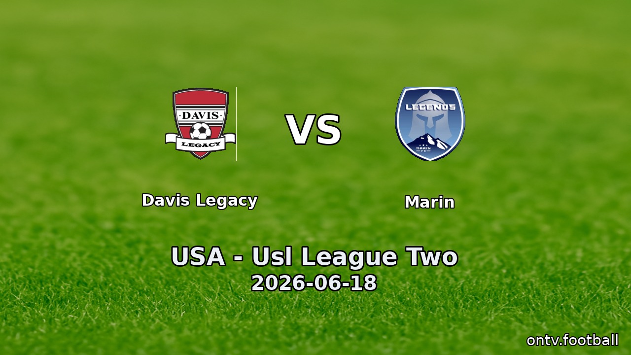 Davis Legacy vs Marin