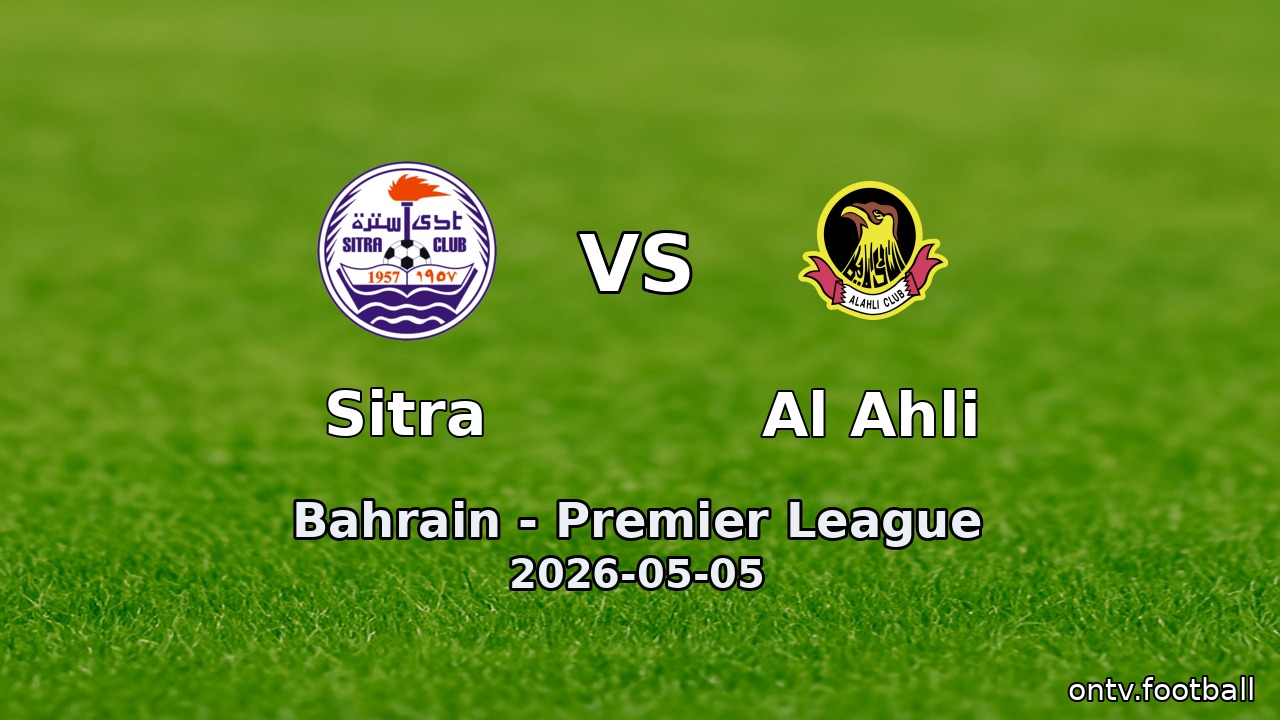 Sitra vs Al Ahli