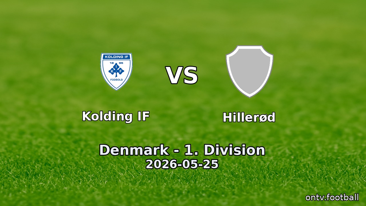 Kolding IF vs Hillerød